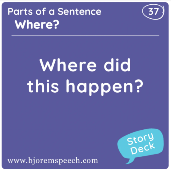 BJOREM STORY CUE CARD DECK