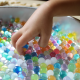 MESSY PLAY COLOR BEANS