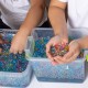 MESSY PLAY COLOR BEANS