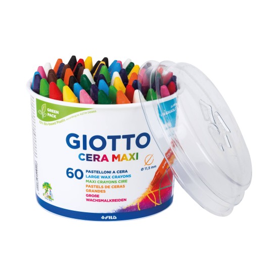 ΚΗΡΟΜΠΟΓΙΕΣ GIOTTO CERA MAXI / 60τμχ