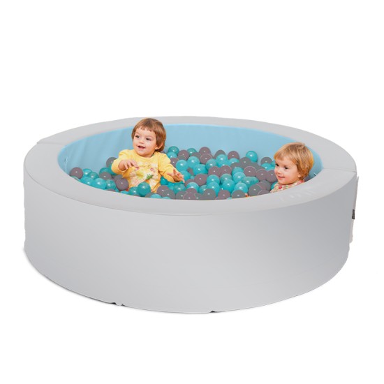 ΣΤΡΟΓΓΥΛΗ ΠΙΣΙΝΑ ΜΕ 1000 ΜΠΑΛΑΚΙΑ SOFTPLAY BALL POOL ROUND