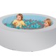ΣΤΡΟΓΓΥΛΗ ΠΙΣΙΝΑ ΜΕ 1000 ΜΠΑΛΑΚΙΑ SOFTPLAY BALL POOL ROUND