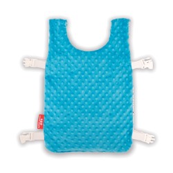 WEIGHTED VEST – SIZE L – TURQUOISE - TEDDY BEAR PATTERNED