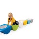 MIRROR TRIANGLES FOAM OBSTACLE COURSE