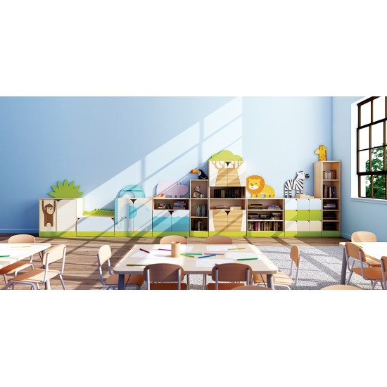 FANTASY – JUNGLE – SHELVING UNIT LION