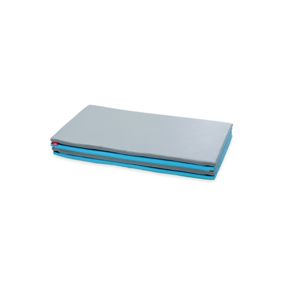 FOLDING SYMNASTIC MATTRESS – MARINE & GREY