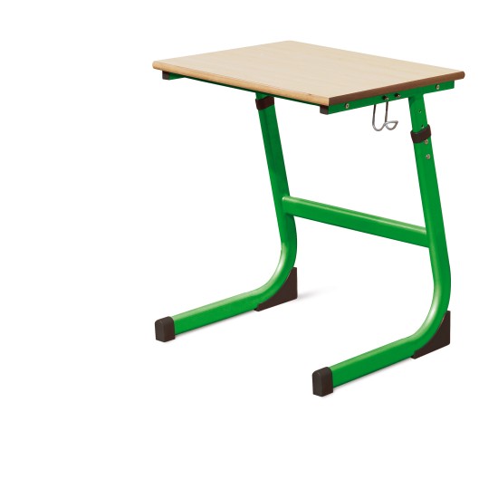 STUDENT ADJUSTABLE DESK ONE STUDENT DESK 2-4 GREEN
