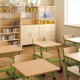 STUDENT ADJUSTABLE DESK ONE STUDENT DESK 2-4 GREEN