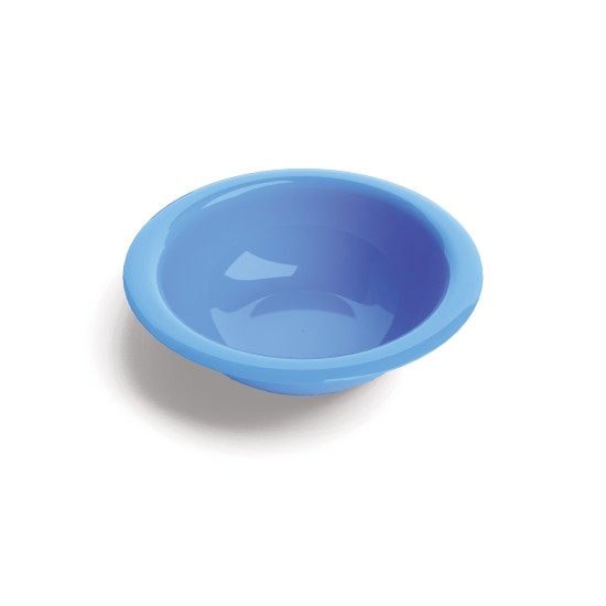 DEEP BLUE MELAMINE PLATE 400ml