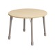 ΤΡΑΠΕΖΙ ΣΤΡΟΓΓΥΛΟ CLASSIC STEEL NATURA – ΣΗΜΥΔΑ