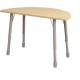 ΤΡΑΠΕΖΙ ΗΜΙΚΥΚΛΙΚΟ CLASSIC STEEL NATURA - ΟΞΙΑ