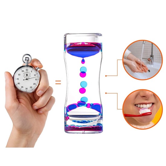 ΑΙΣΘΗΤΗΡΙΑΚΗ ΚΛΕΨΥΔΡΑ LIQUID MOTION BUBBLER PURPLE