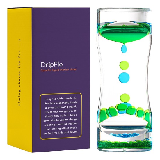 ΑΙΣΘΗΤΗΡΙΑΚΗ ΚΛΕΨΥΔΡΑ LIQUID MOTION BUBBLER GREEN