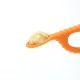 DUO TEXTURED LOOP SENSORY SPOONS GREEN/ORANGE