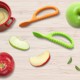DUO TEXTURED LOOP SENSORY SPOONS GREEN/ORANGE