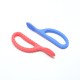 DUO TEXTURED LOOP SENSORY SPOONS BLUE/RED