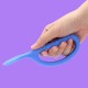DUO TEXTURED LOOP SENSORY SPOONS BLUE/RED