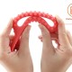 DUO TEXTURED LOOP SENSORY SPOONS BLUE/RED