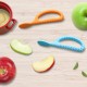 DUO TEXTURED LOOP SENSORY SPOONS ORANGE/LIGHT BLUE