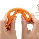 DUO TEXTURED LOOP SENSORY SPOONS ORANGE/LIGHT BLUE
