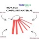 ΣΕΤ TALK TOOLS JAW GRADING BITE BLOCKS RED