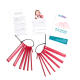 ΣΕΤ TALK TOOLS JAW GRADING BITE BLOCKS RED