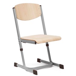 ADJUSTABLE SEAT HEIGHT CHAIR 5-6 GREY