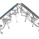 RECTANGULAR MOBILE FOLDING TABLE SEATING UNIT